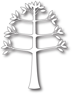 Лезвие от Memory Box -  DIES- Open Branch Tree
