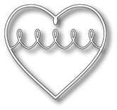 Нож для вырубки от Memory Box - Cream Puff Heart