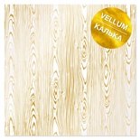 Лист кальки (веллум) с фольгированием Golden Wood Texture 30,5х30,5 см, ТМ Фабрика Декора