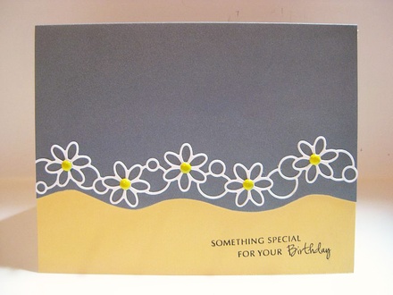 Нож для вырубки от Poppystamps - Bubble Daisy Border