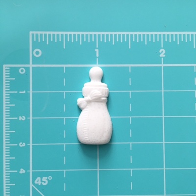 Пластиковое украшение от Е.В.A. - Детская бутылочка с соской, 1 шт , 1,5x3см