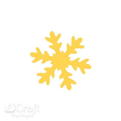 ДЫРОКОЛ ФИГУРНЫЙ 3,7СМ СНЕЖИНКА, TM dpCraft (Dalprint)