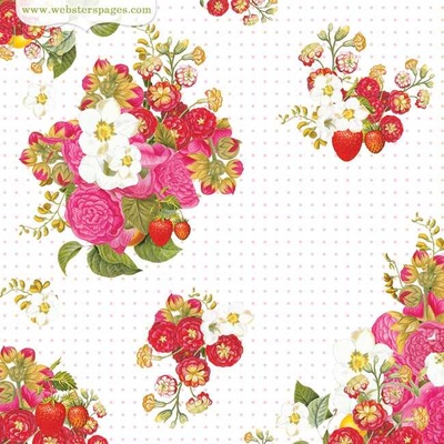 Лист скрапбумаги Webster's Pages - Picking Berries, двусторонняя, 30х30 см
