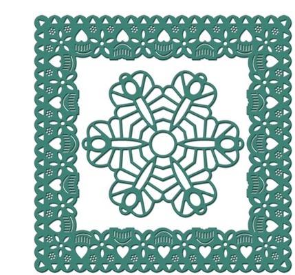 Лезвие Scandinavian Hearts от Cheery Lynn Designs