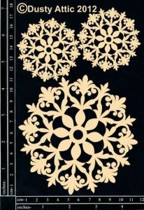 Чипборд от Dusty Attic - Doily №5, 3 шт.