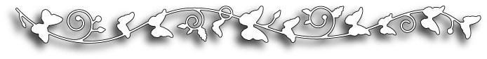 Лезвие от Memory Box - Butterfly Vine Border
