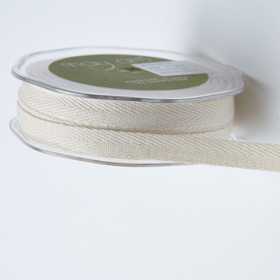 Лента Ivory Twill Canvas, ширина 1 см, 90 см