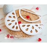 Чипборд ScrapBox - Заготовка для шейкера Половинка арбуза Hk-022