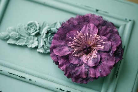 ЦЕНА СНИЖЕНА! Тканевые цветочки от Prima - Flower Frillies, 2 шт.
