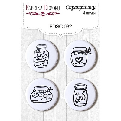 Набор скрапфишек Фабрика Декору из 4 шт. FDSC 032