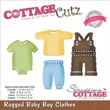 Лезвие CottageCutz - Elites Die - Rugged Baby Boy Clothes