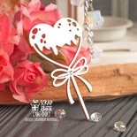 Чипборд ScrapBox - леденец в форме сердца Hk-018