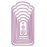 Лезвие Nellie Snellen - Multi Frame Dies - Curved Tags