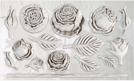 Молды от IOD - Heirloom Roses 6x10 Decor Moulds™, 15x26 см