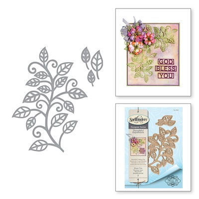 Ножи от Spellbinders – Shapeabilities Mosaic Vine Etched Dies Thoughtful Expressions by Marisa Job