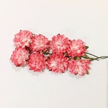 Астры из бумаги, коралловые, 8 шт.