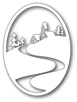 Ножи от Memory Box - Country Road Oval craft die