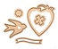 Нож для вырубки от Spellbinders - Swallow And Heart