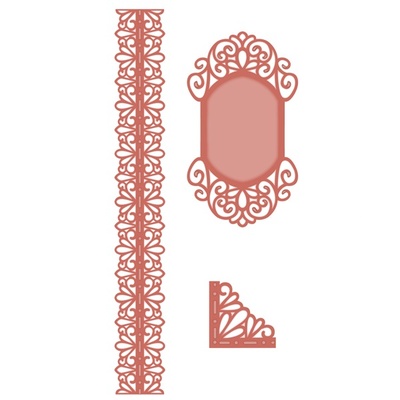 Ніж для вирубки Sue Wilson - Scandinavian Collection - Corner, Border, Tag