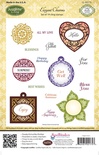 Штампы от JustRite - Elegant Charms - Cling