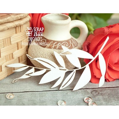 Чипборд Scrapbox - Листок Hf-063