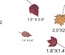 Набор лезвий Dimensional Small Leaves #2 от Cheery Lynn Designs, 5 шт.