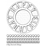 Лезвие My Favorite Things - Die-namics Birthday Centerpieces, 4 шт.