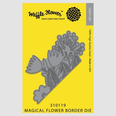 Ножи от Waffle Flower - Die - Magical Flower Border Die