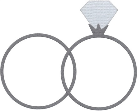Лезвие Lifestyle Crafts - QuicKutz - Wedding rings