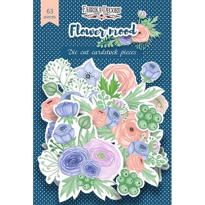 Набор высечек, коллекция Flower mood, 60 шт., ТМ Фабрика Декора