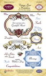 Акриловые штампы от JustRite - Vintage Rose Medallions