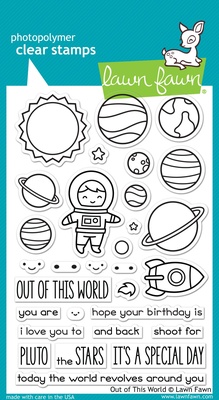 Штампы от Lawn Fawn - Out of This World