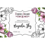 Набор открыток для раскрашивания маркерами Magnolia sky, ТМ Фабрика Декору