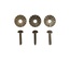 Брадсы и накладки Tim Holtz - Ideaology - Fluted Fasteners, 60 штук