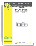 Нож от Birch Press Design - Hello sugar script