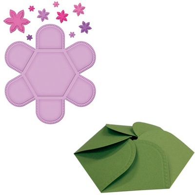 Лезвия от Spellbinders - Hexagon Petal Envelope - Нож для заготовки для конверта