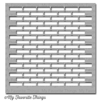 Маска My Favorite Things - Stencil Small Brick Wall, 15х15 см