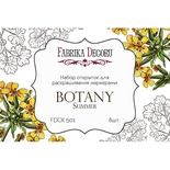 Набор открыток для раскрашивания маркерами Botany Summer, ТМ Фабрика Декору