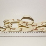 Лента от Thailand - Spring Nature Key Print Cotton Ribbon Label String, 1 метр