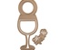 Ножи для вырубки + штампы от Spellbinders - Wine Glass Bottle Tag Stamp and Die Set