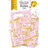 Набор рамок с фольгированием №1 Pink 39шт, ТМ Фабрика Декору