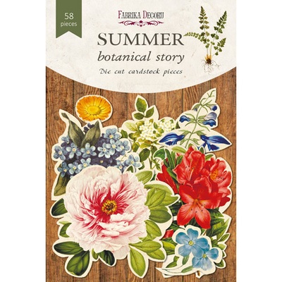 Набір висічок Summer botanical story, 47 шт, ТМ Фабрика Декору