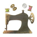 Ножи от Sizzix - Sizzix Sizzlits Die - Sewing Machine & Bobbins