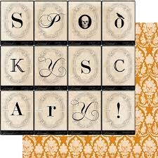 Акция! Двусторонний лист бумаги от My Mind's Eye - Happy Haunting - Spooky, 30,5x30,5см