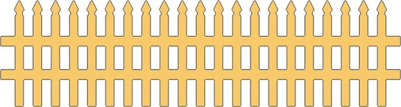 Лезвие Victorian Picket Fence от Cheery Lynn Designs