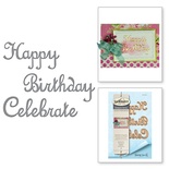 Ножи от Spellbinders – Sentiments  (Happy Birthday Celebrate)