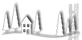 Лезвие от Memory Box - Cottage in the Woods