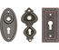 Набор металлических украшений Tim Holtz - Idea-Ology Metal Large Keyholes, 3 штуки, замочные скважины