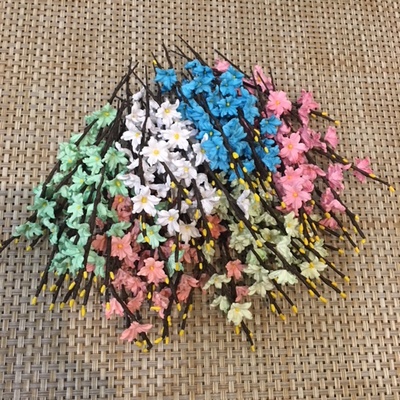 Веточка сакуры, 11,5 см, 5 цветочков, 1 шт.