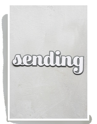 Нож от Birch Press Design - Big sending sugar script, 2 шт.